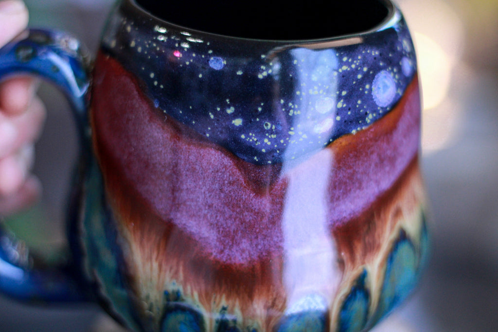 28-B Starry Starry Night Gourd Mug - TOP SHELF, 23 oz.