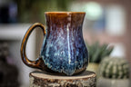 32-G Electric Wave Flared Mug, 13 oz.