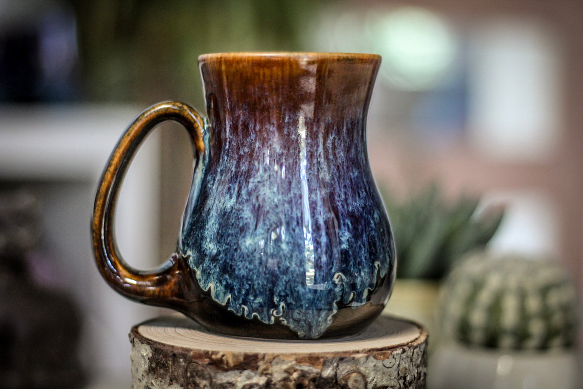 32-G Electric Wave Flared Mug, 13 oz.