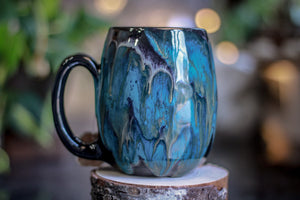 28-D Turquoise Grotto Notched Mug - MISFIT, 22 oz. - 30% off