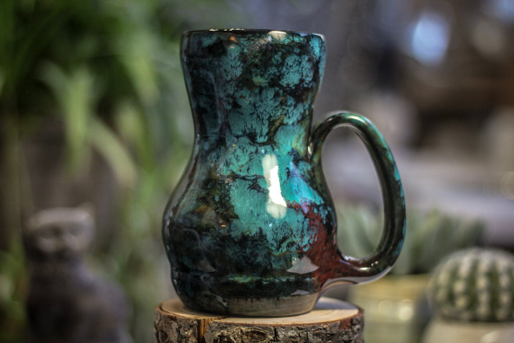 31-A Chrysocolla Gourd Acorn Mug - MINOR MISFIT, 22 oz. - 10% off