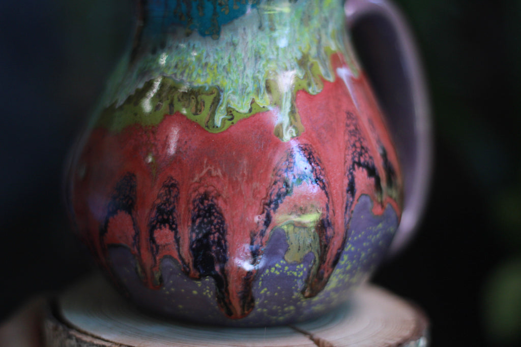 03-A Purple Rainbow Grotto Flared Mug - TOP SHELF, 20 oz.