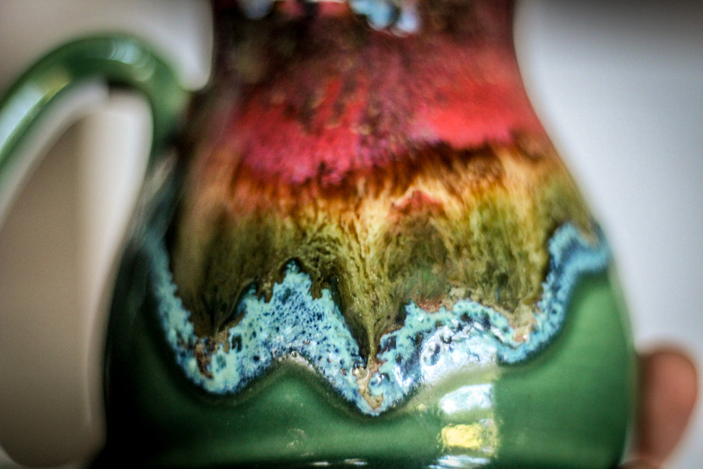 03-A Alpine Mountain Meadow Flared Acorn Mug - TOP SHELF, 19 oz.