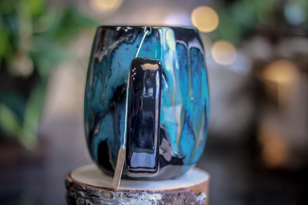 28-D Turquoise Grotto Notched Mug - MISFIT, 22 oz. - 30% off