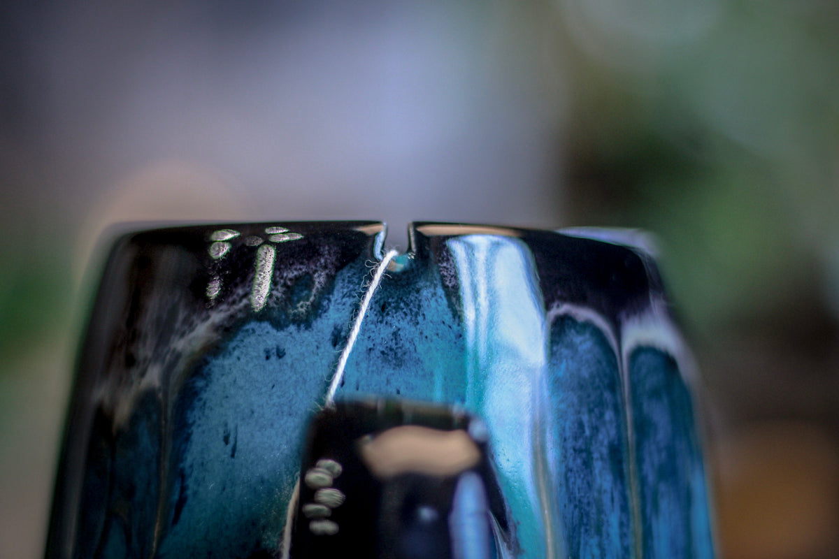 28-D Turquoise Grotto Notched Mug - MISFIT, 22 oz. - 30% off