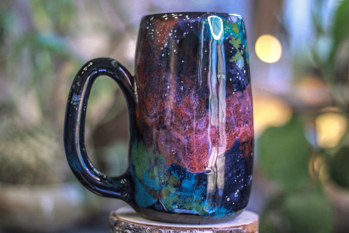 28-A Rainbow Stellar Notched Mug - TOP SHELF, 23 oz.