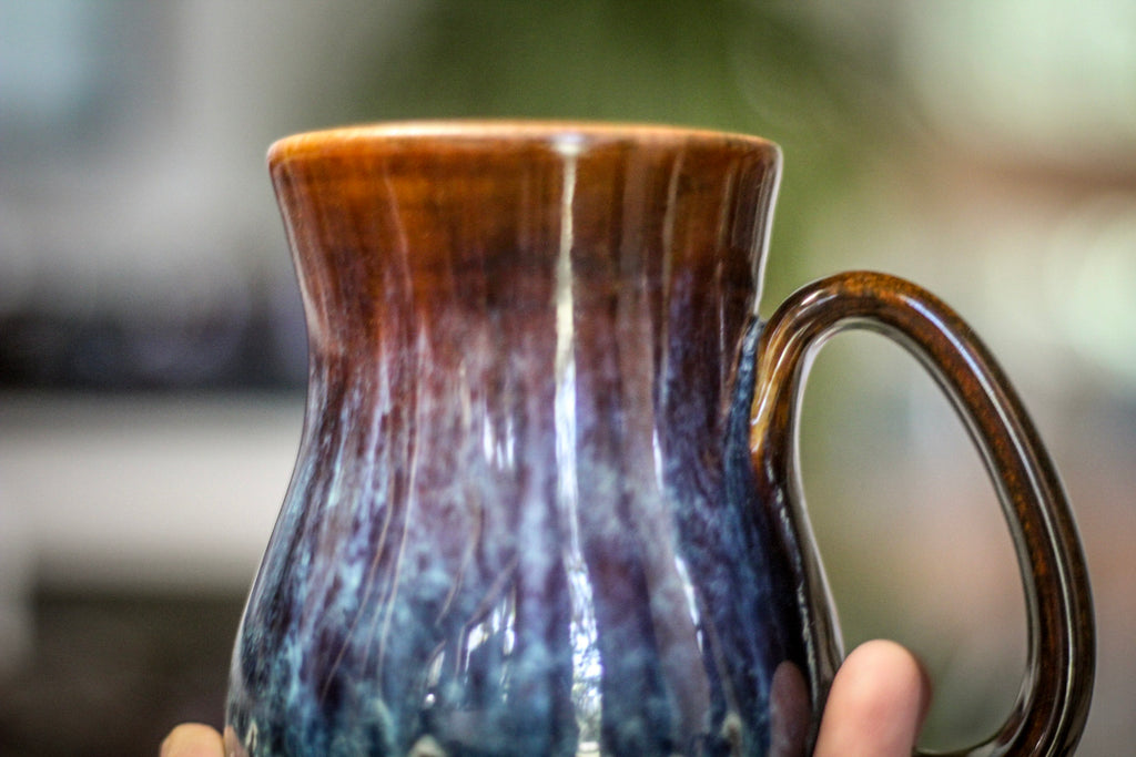 32-G Electric Wave Flared Mug, 13 oz.