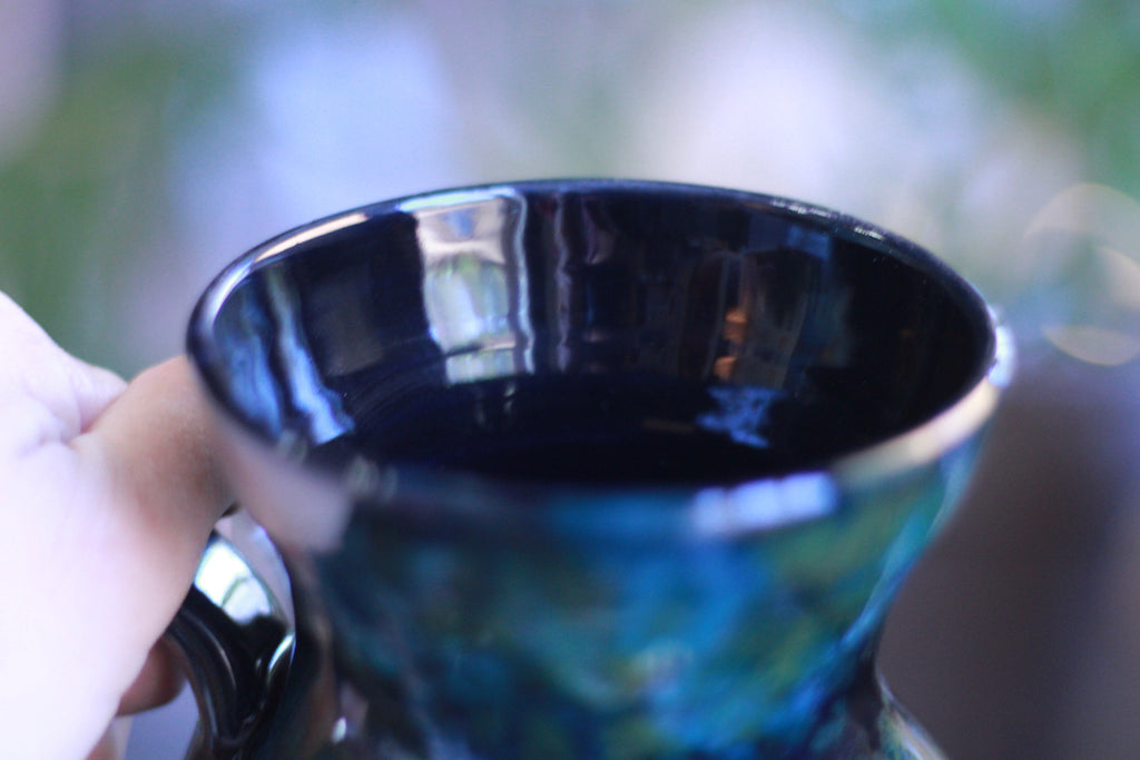 31-A Chrysocholla Flared Mug, 21 oz.