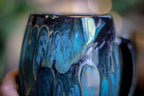 28-D Turquoise Grotto Notched Mug - MISFIT, 22 oz. - 30% off