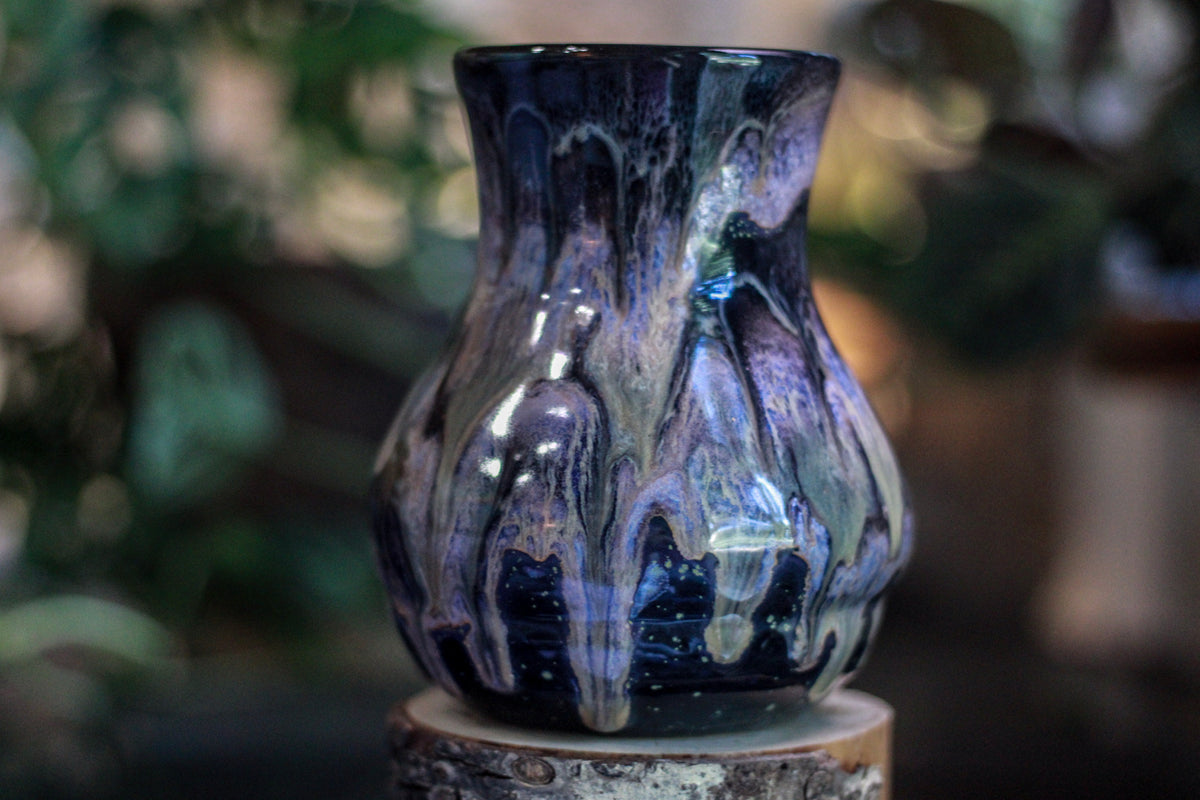 DRAWING WINNER 29-C Cosmic Amethyst Grotto Barely Flared Notched Acorn Mug - MINOR MISFIT, 30 oz. - 10% off