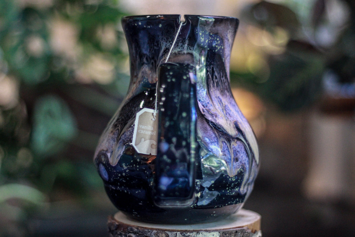 DRAWING WINNER 29-C Cosmic Amethyst Grotto Barely Flared Notched Acorn Mug - MINOR MISFIT, 30 oz. - 10% off