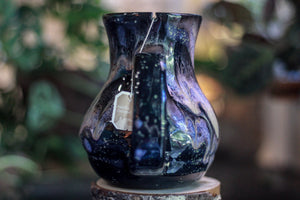 DRAWING WINNER 29-C Cosmic Amethyst Grotto Barely Flared Notched Acorn Mug - MINOR MISFIT, 30 oz. - 10% off