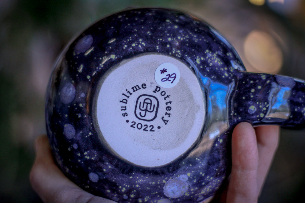 29-D Midnight Bliss Flared Mug, 18 oz.