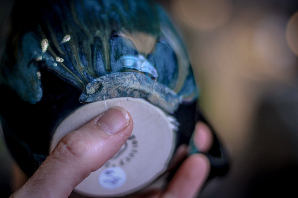 28-D Turquoise Grotto Notched Mug - MISFIT, 22 oz. - 30% off