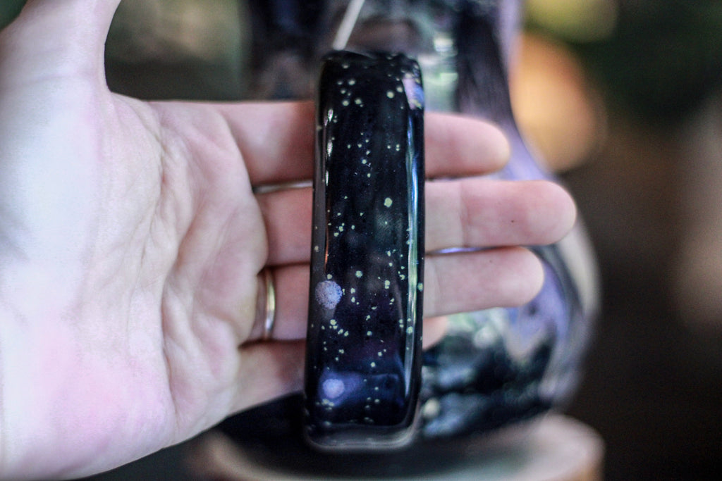 DRAWING WINNER 29-C Cosmic Amethyst Grotto Barely Flared Notched Acorn Mug - MINOR MISFIT, 30 oz. - 10% off