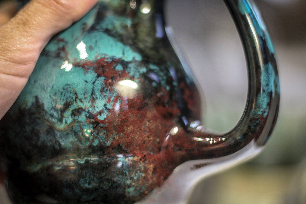 31-A Chrysocolla Gourd Acorn Mug - MINOR MISFIT, 22 oz. - 10% off