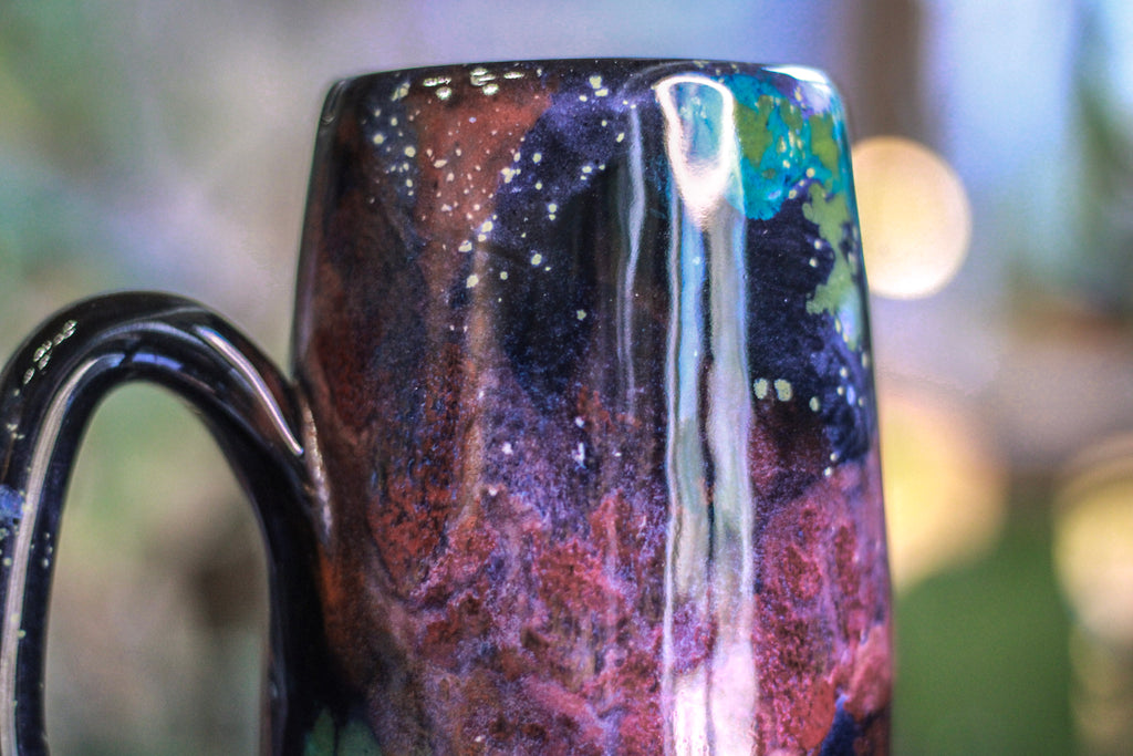 28-A Rainbow Stellar Notched Mug - TOP SHELF, 23 oz.