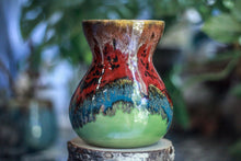 Load image into Gallery viewer, 16-C Red and Green PROTOTYPE Flared Mug, 22 oz.