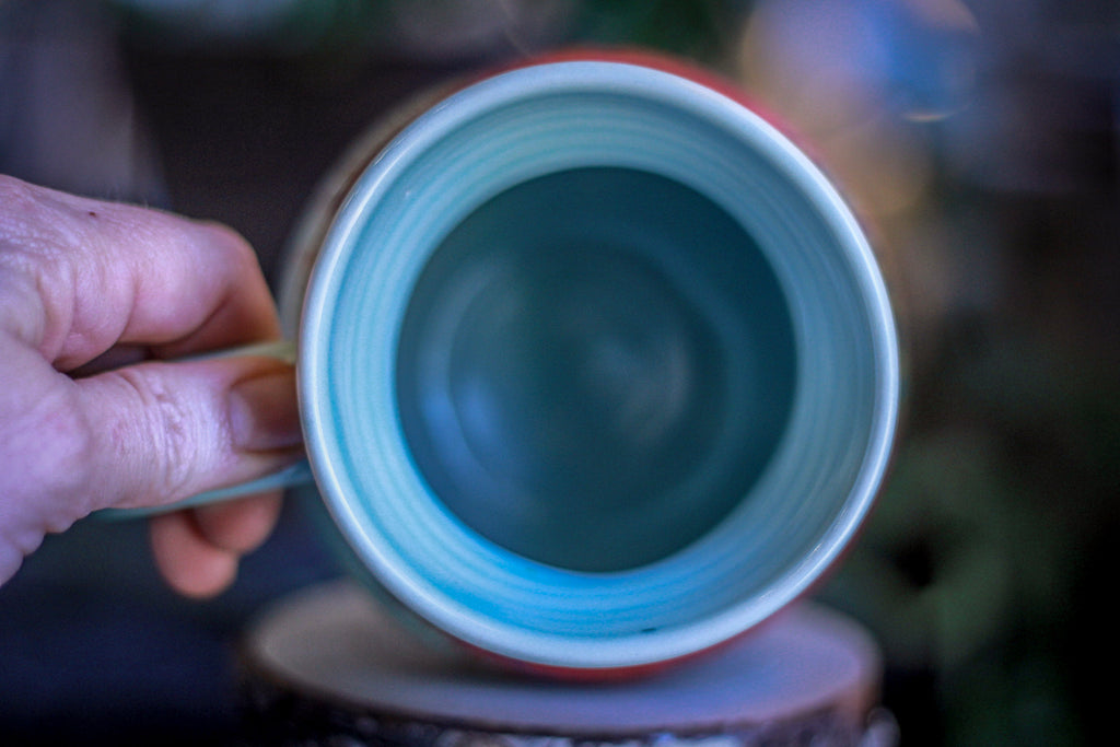03-C Aqua Grotto Flared Mug - MINOR MISFIT, 16 oz. - 10% off