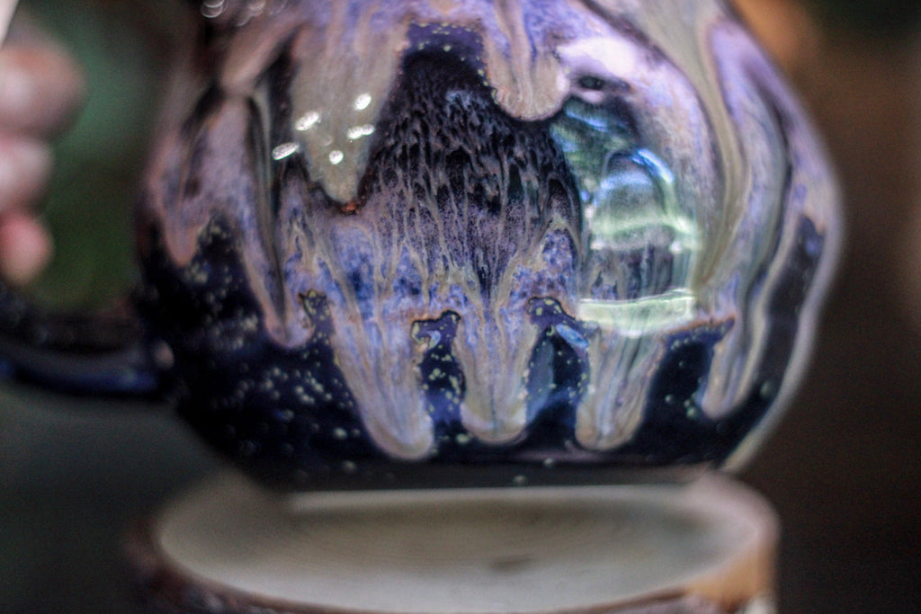 DRAWING WINNER 29-C Cosmic Amethyst Grotto Barely Flared Notched Acorn Mug - MINOR MISFIT, 30 oz. - 10% off