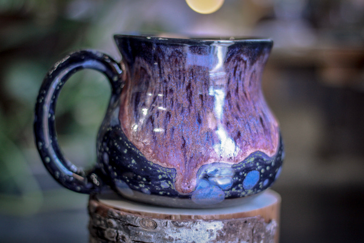 33-D Cosmic Midnight Bliss Flared Mug, 18 oz.