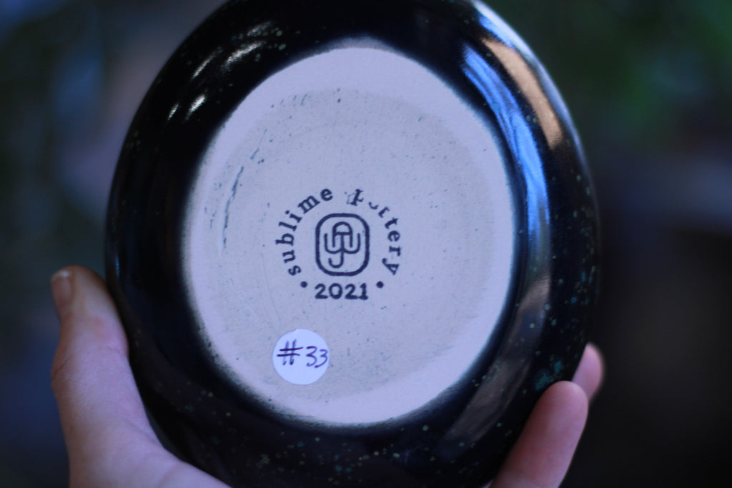 33-C Rainbow Stellar Smudge/Egg Bowl, 10 oz.