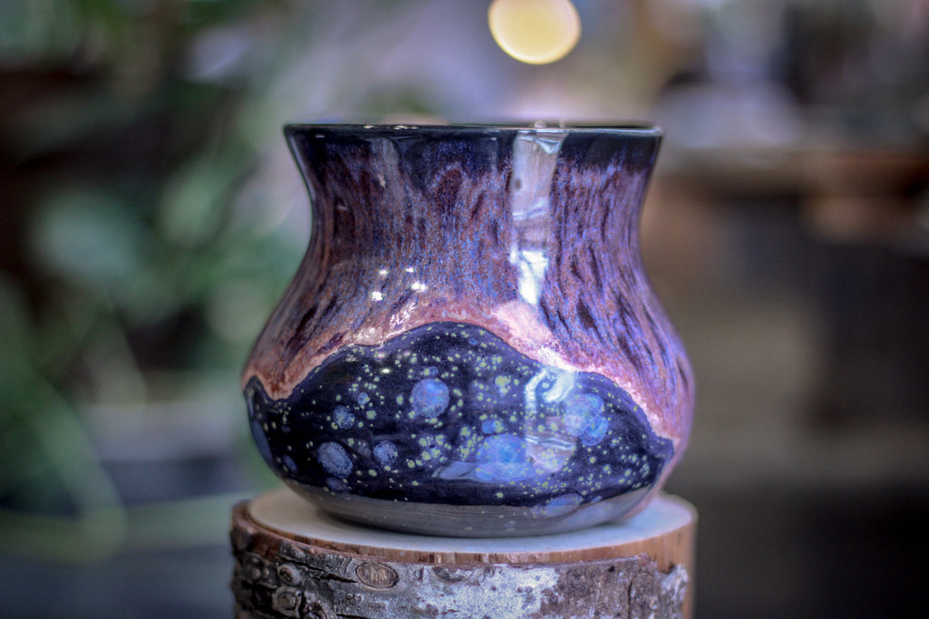 33-D Cosmic Midnight Bliss Flared Mug, 18 oz.