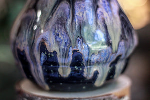 DRAWING WINNER 29-C Cosmic Amethyst Grotto Barely Flared Notched Acorn Mug - MINOR MISFIT, 30 oz. - 10% off