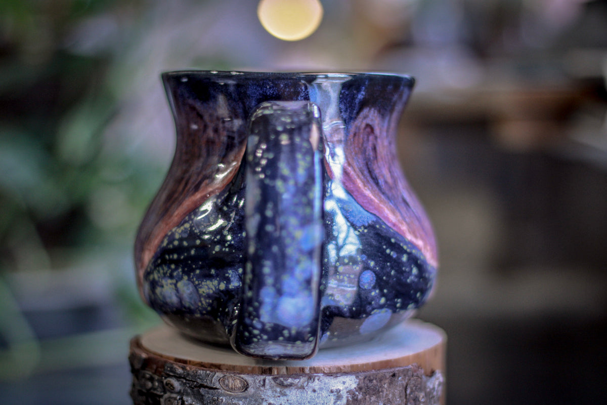 33-D Cosmic Midnight Bliss Flared Mug, 18 oz.