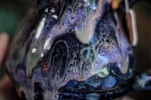 DRAWING WINNER 29-C Cosmic Amethyst Grotto Barely Flared Notched Acorn Mug - MINOR MISFIT, 30 oz. - 10% off