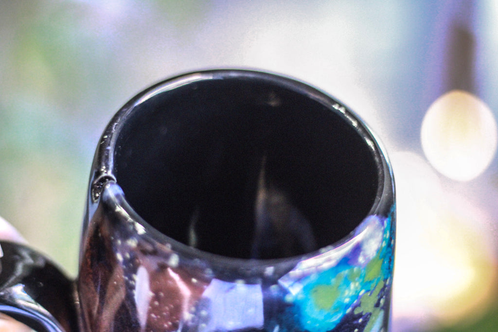 28-A Rainbow Stellar Notched Mug - TOP SHELF, 23 oz.