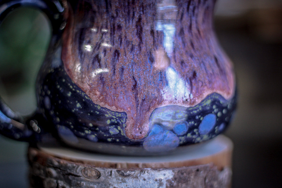 33-D Cosmic Midnight Bliss Flared Mug, 18 oz.