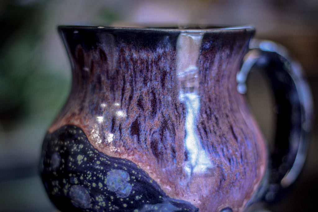 33-D Cosmic Midnight Bliss Flared Mug, 18 oz.