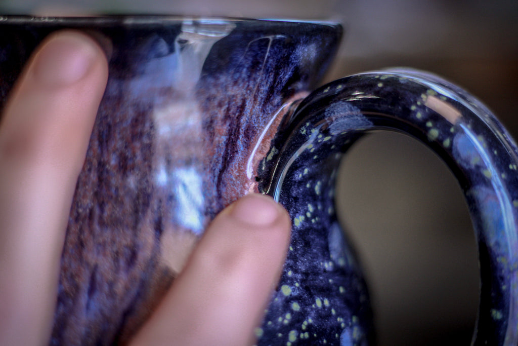 33-D Cosmic Midnight Bliss Flared Mug, 18 oz.