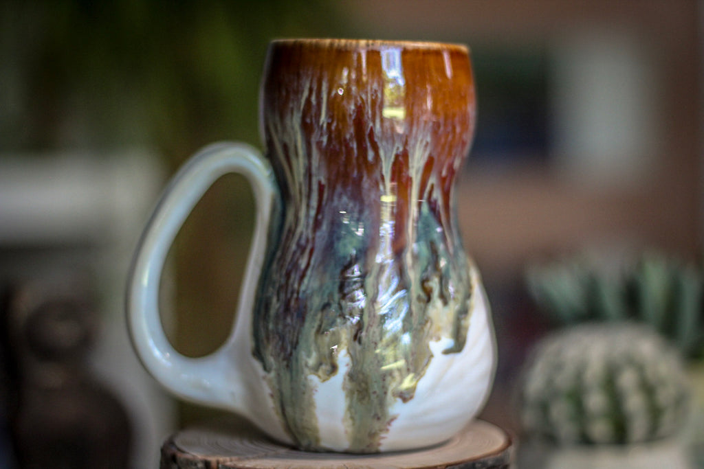 04-A Electric Falls Textured Gourd Mug -  MISFIT, 16 oz. - 15% off