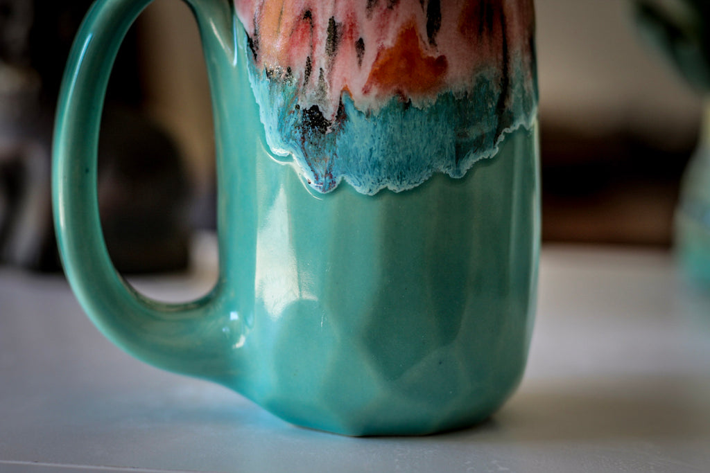 04-D Coral Meadow Crystal Mug - MISFIT, 16 oz. - 10% off