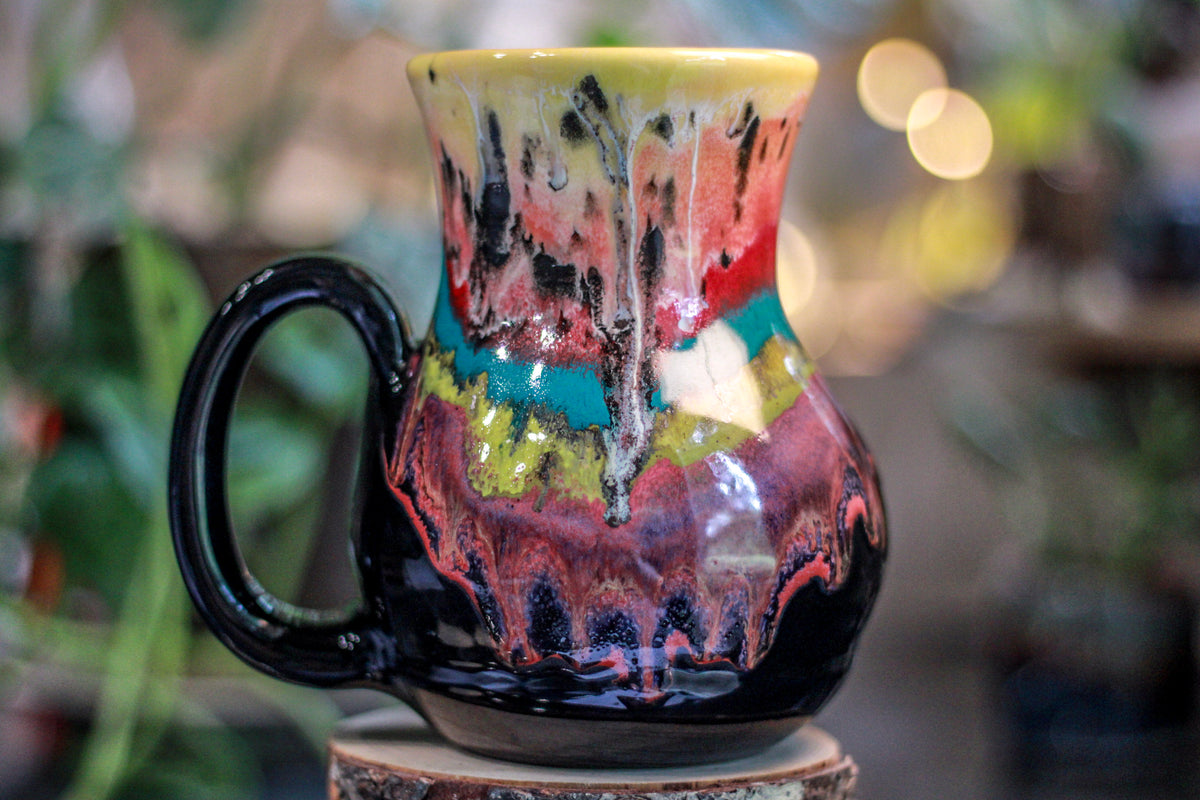 31-A Desert Rainbow Variation Barely Flared Acorn Mug, 26 oz. - 10% off
