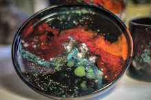 Load image into Gallery viewer, 33-A Rainbow Stellar Hermit Set, 10 oz. cup/ 14 oz. bowl