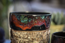 Load image into Gallery viewer, 33-A Rainbow Stellar Hermit Set, 10 oz. cup/ 14 oz. bowl