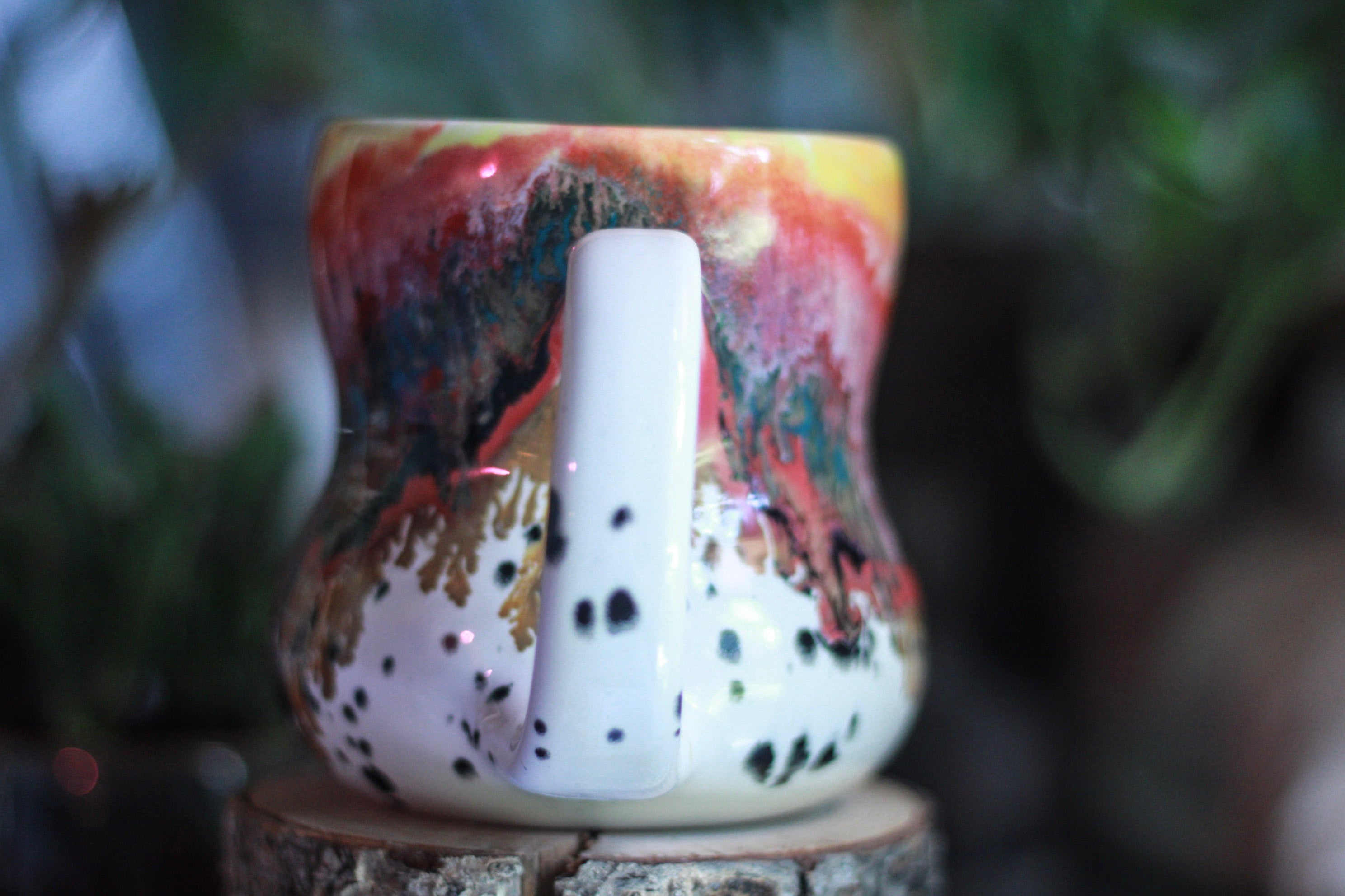 01-A+ Desert Rainbow PROTOTYPE Gourd Mug - TOP SHELF NEXT LEVEL, 20 oz.