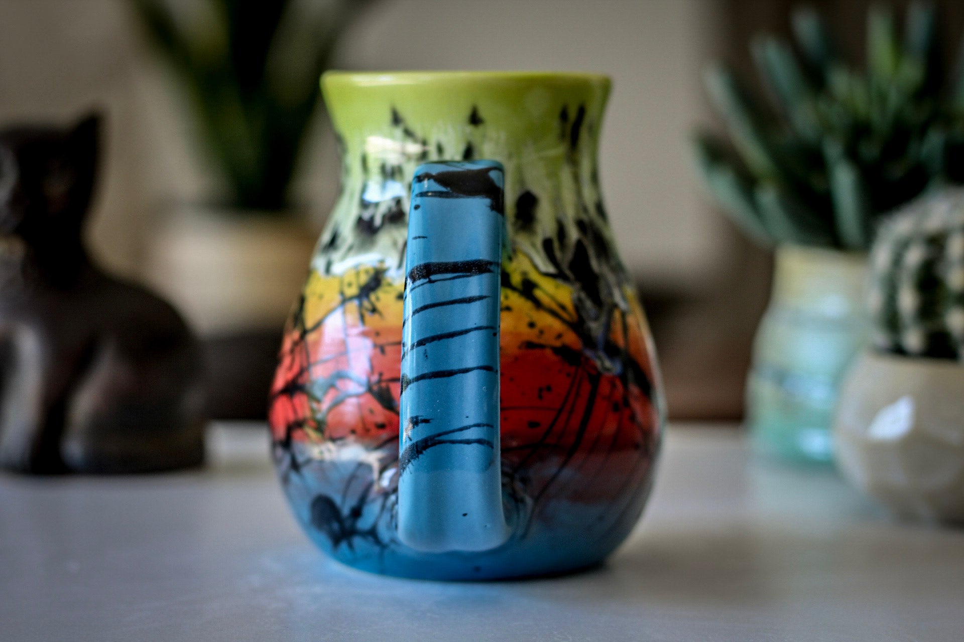 01-A Rainbow Corona Flow Flared Mug - MISFIT, 18 oz. - 15% off