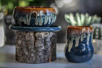 01-A New Wave Hermit Set - TOP SHELF, 10 oz. cup/ 13 oz. bowl