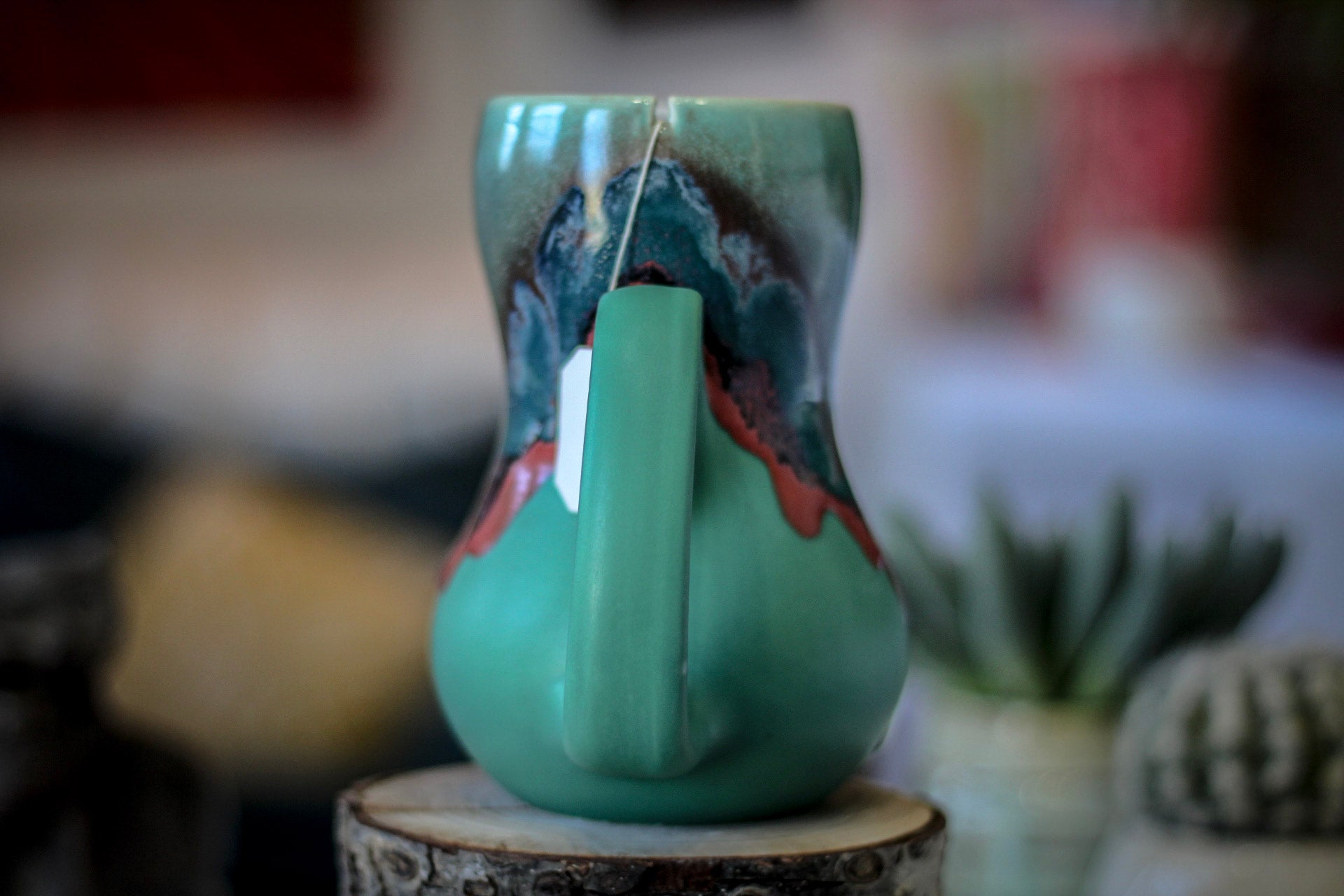 01-B Sonora Notched Gourd Mug - TOP SHELF, 18 oz.
