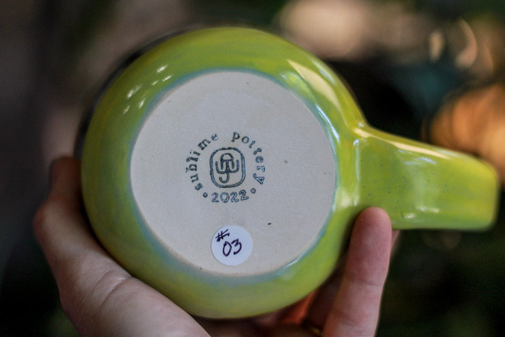 03-F Bumblebee Jasper Variation Mug, 23 oz.