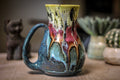 04-A Pink Moon Barely Flared Acorn Mug - TOP SHELF MISFIT, 25 oz.