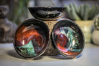 34-G Rainbow Stellar Treasure Bowl, 3 oz. - This listing is for one bowl.