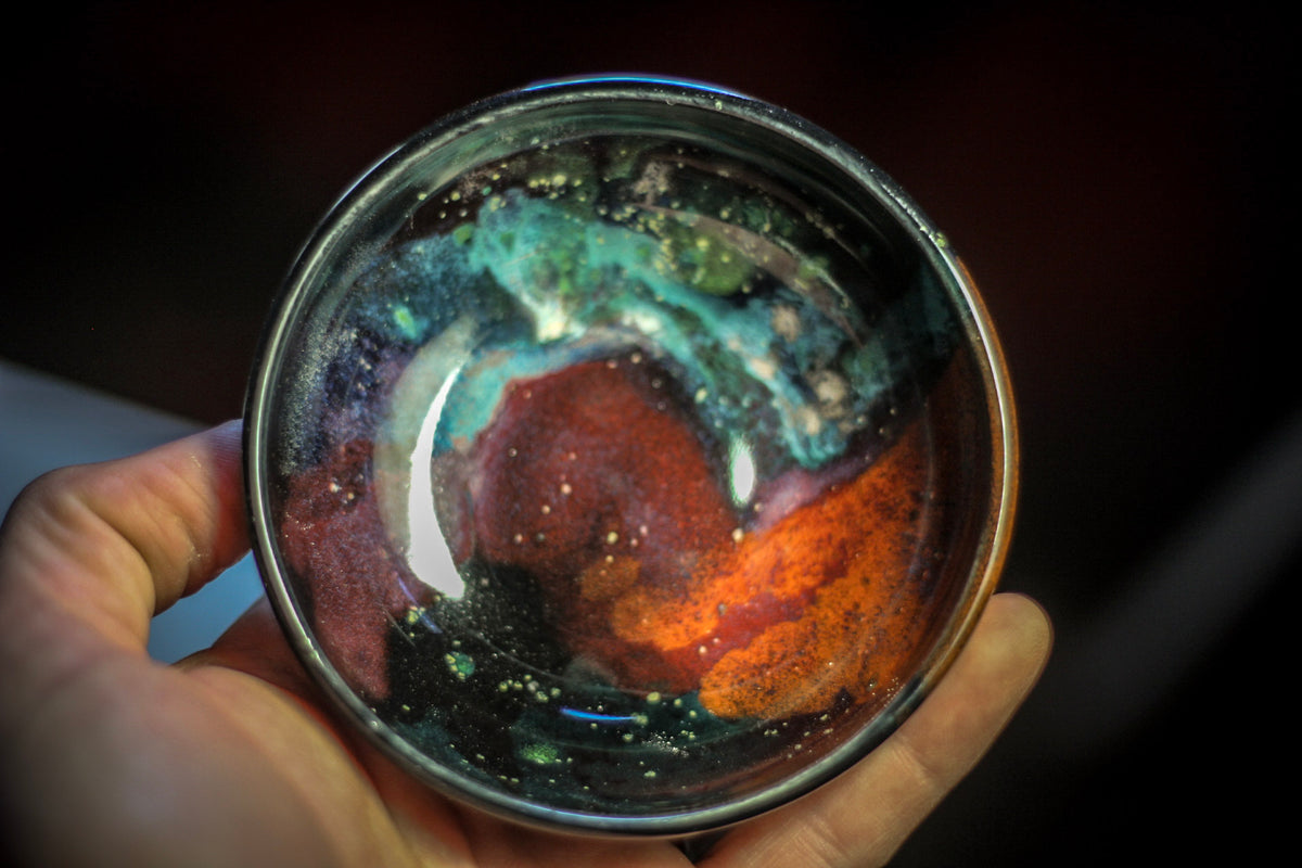 34-G Rainbow Stellar Treasure Bowl, 3 oz. - This listing is for one bowl.