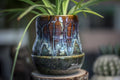 04-D New Wave Planter with Dish
