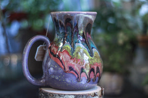 04-A Purple Rainbow Grotto Notched Flared Mug - ODDBALL, 22 oz. - 15% off