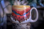 05-B Painted Desert Notched Squat Gourd Mug - MINOR MISFIT, 28 oz. - 10% off